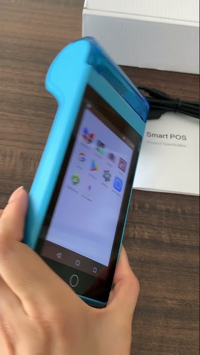 Test video for Q7 Android handheld pos terminal with printer nfc - YouTube