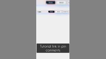 How to Create Navigation Bar using HTML and CSS