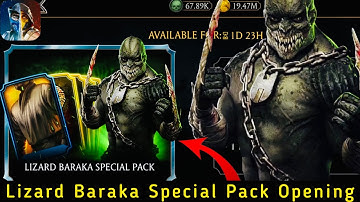 Lizard Baraka Special $10 Pack Opening | MK Mobile