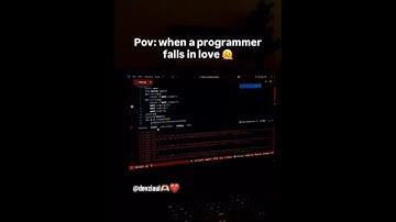 When Programmers Fall in Love ❤️ | Python Coding Short #shorts #python