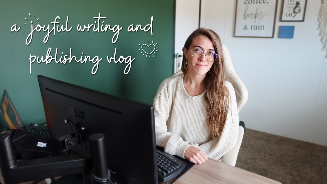 A Joyful Writing and Publishing Vlog | Self-Publishing a Romance Novel