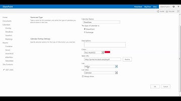 SharePoint Calendar Overlay