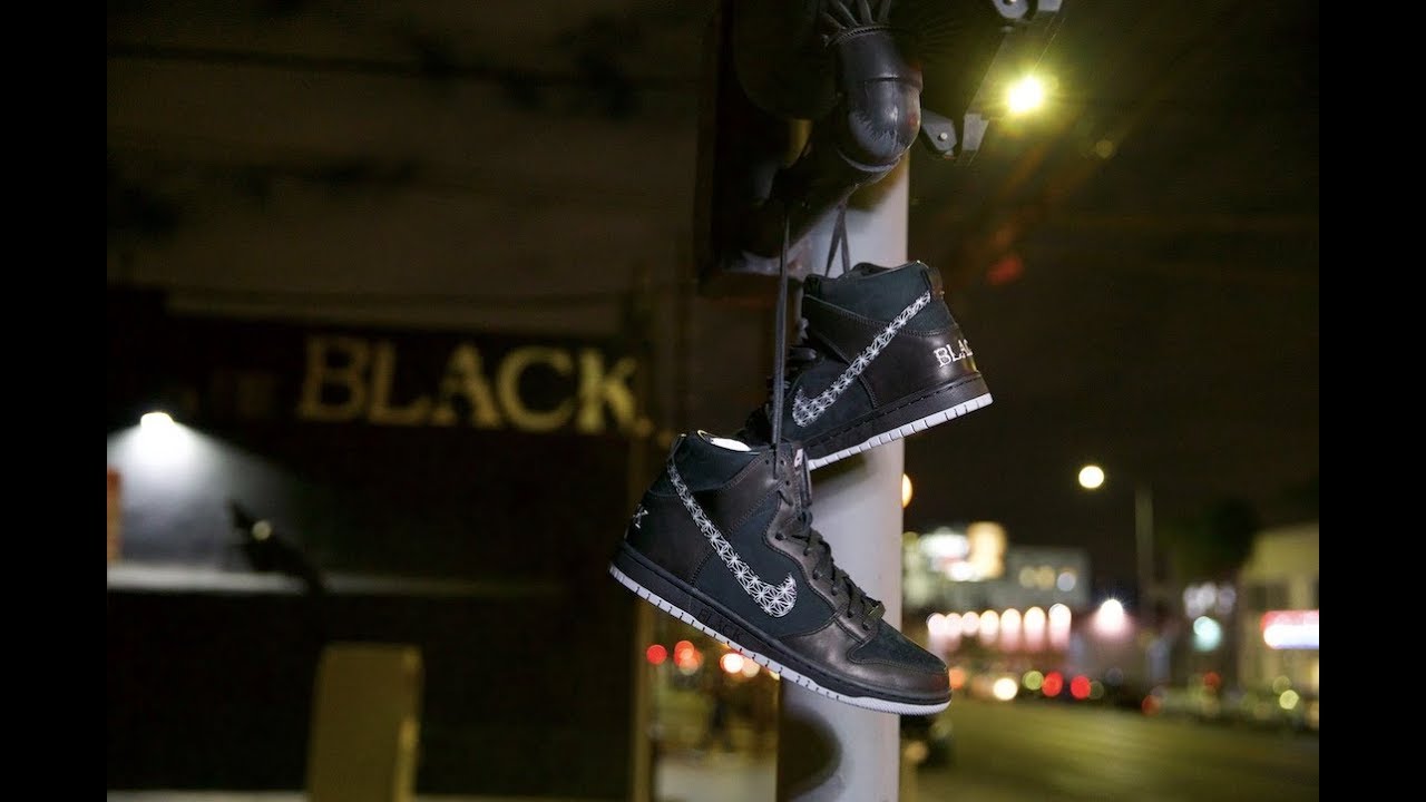 black bar x nike sb dunk high