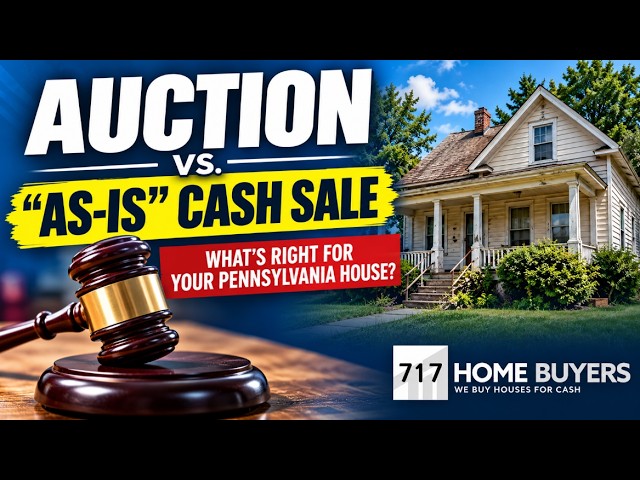 Should I Sell My House at Auction or "As-Is" to a Cash Buyer?