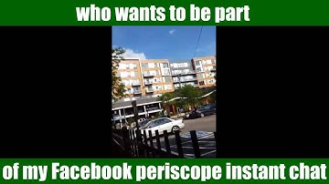 who wants to be part of my Facebook periscope instant chat | RonOrr.com | Friction-Free Habit Loops