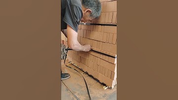 Bricks Bundling Process - Goodtools and machinery make work easy