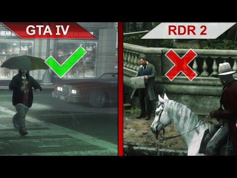 THE BIG COMPARISON | GTA IV vs. Red Dead Redemption 2 | PC | ULTRA