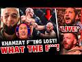 MMA Community REACTS to Khamzat Chimaev LOSING to Sean Strickland! ALTERCATION IN CROWD! UFC 328