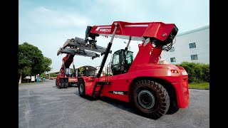 Hangcha delivered 45t Reach Stacker to the Middle East