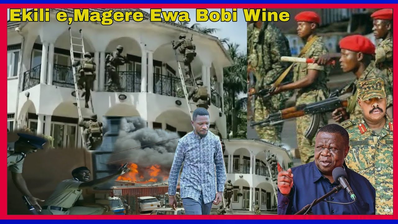 Akwatidwa! Ewa Bobi Wine Maziiga Gen.Otafiire Alumbye Muhoozi Mu State House Lawyer Police Kyemukoze