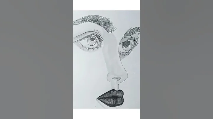 My pencil drawing process from start to finish ✨ Realism Portrait #charcoaldrawing #pencilshading