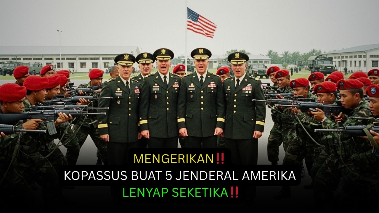 NGERI‼️TERNYATA INI DALANGNYA‼️ OPERASI GELAP KOPASSUS YANG BUAT 5 JENDERAL AMERIKA LENYAP SEKETIKA❗