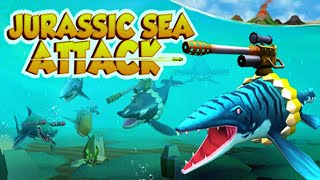 Jurassic Sea Attack - Trò chơi tấn công biển kỷ Jura - Top Game Hay Android Ios screenshot 1