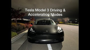 Tesla Model 3 Review: Driving Modes explained with Steering & Stopping Modes #tesla #teslamodel3