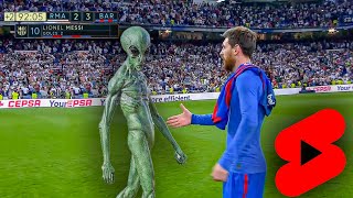 The Day Lionel Messi Proved He is an Alien vs Real Madrid ! 🐐 #shorts  #messi