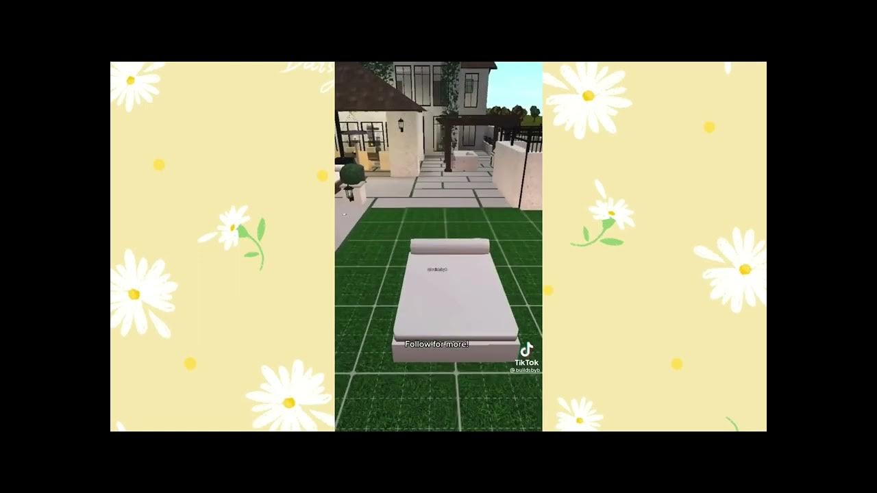 How to make a modern cabana beds in bloxburg Credits to the owner