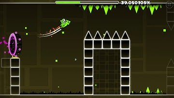 Space invaders layout by TheGDGod (noclip) |Geometry dash 2.11