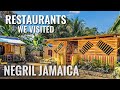 NEGRIL, JAMAICA 🇯🇲 Restaurants in West End We Visited - Part 1 [4K]