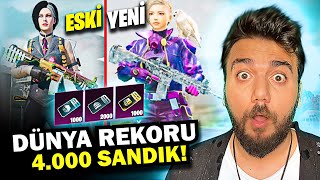 DÜNYA REKORU! 4 YIL BOYUNCA BU SANDIKLARI BİRİKTİRMİŞ! PUBG Mobile Kutu açılımı