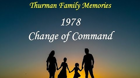 1978 Change of Company Command