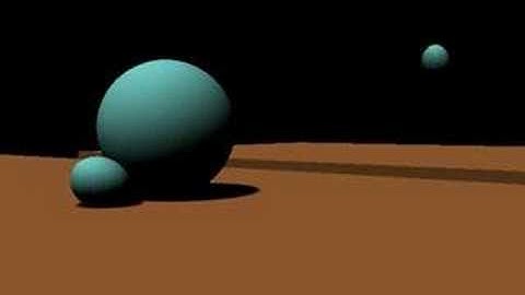 3D animation bouncing balls