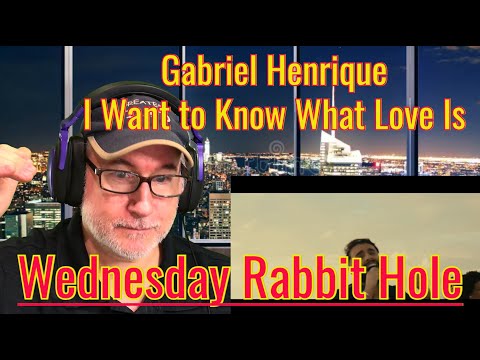 Wednesday Rabbit Hole - Gabriel Henrique Singing From the Rooftop with "I Want to Know What Love Is"