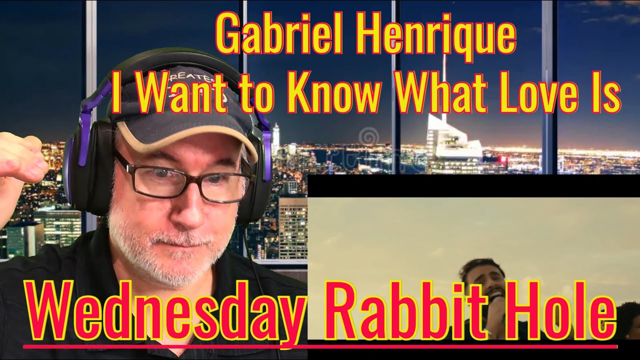Wednesday Rabbit Hole - Gabriel Henrique Singing From the Rooftop with "I Want to Know What Love Is"