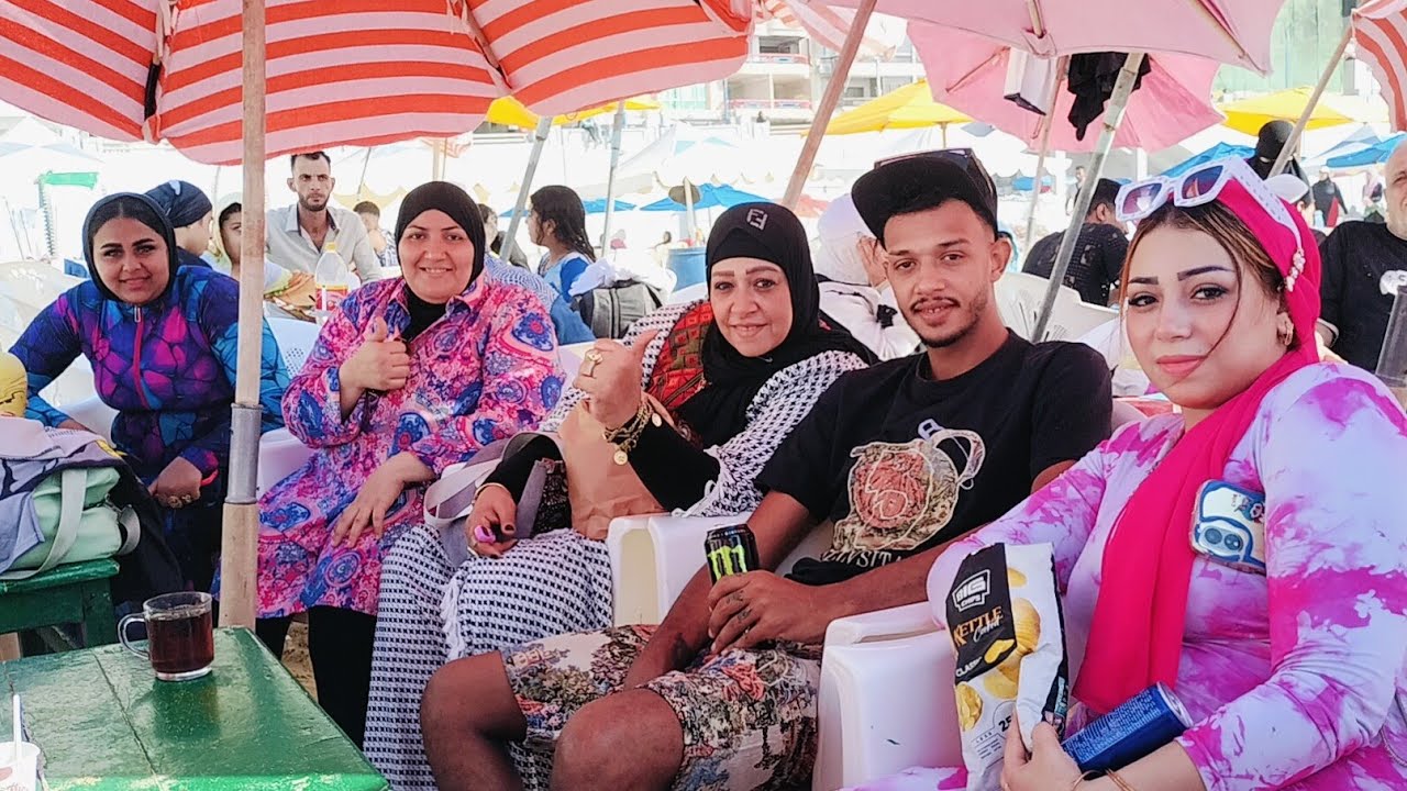 فرحه امينه اليوم لما راحت اسكندريه وكانت مفاجاه كبيره مع الاهلي والاحباب 🏊