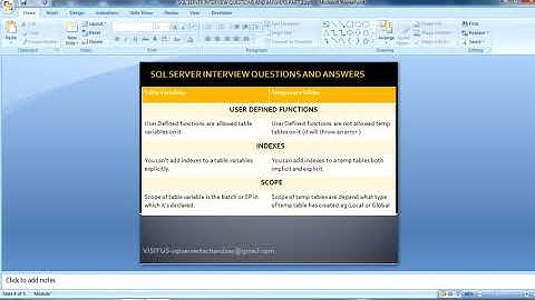 Sql Server Interview Questions and Answers Part 1 | SQL Server
