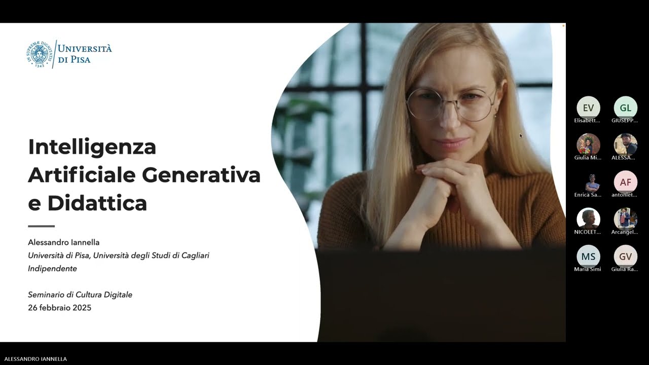 Alessandro Iannella, Intelligenza Artificiale Generativa per la didattica