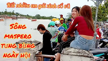 Buổi Tập dợt Các Ghe Ngo Trước giờ Thi Đấu trên sông Maspero, đua ghe ngo sóc Trăng ooc om boc 2020