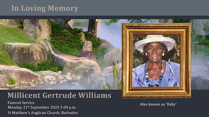 The Funeral Service for the Late Millicent Gertrud...