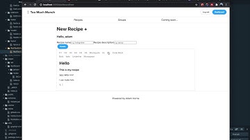 Too Much Munch: Draft.js basic demo