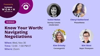 Startup Women 2022 | Know Your Worth: Navigating Negotiation