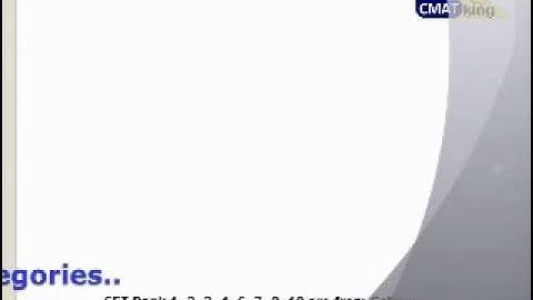 Cetking video: CAP rounds