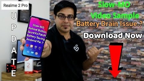 Realme 2 Pro Latest Update.December 2018 New Feature Added I Slow-MO Video Sample I How to Install