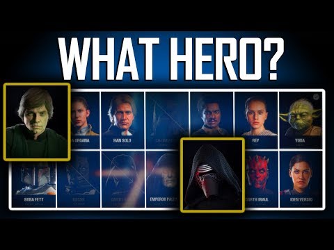 Star Wars Battlefront 2 What Hero Should You Pick 14 Heroes