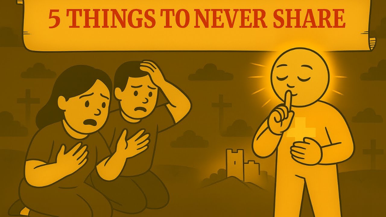 God Said Never Tell These 5 Things To Anyone