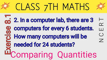 Q 2, Ex 8.1 -  Comparing Quantities - Chapter 8 - Maths Class 7th - NCERT CBSE