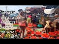 COME TO THE BIGGEST VEGETABLE MARKET IN ACCRA - GHANA WITH ME | GROCERY SHOPPING LIKE GHANAIANS DO