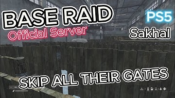 Sakhal Base Raid on official Server | We skipped all their Gates | DayZ