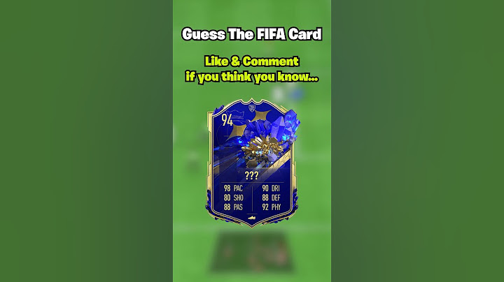 GUESS THE TOTY FIFA 23 CARD??? #fifa23 #fifaultimateteam #shorts