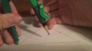 constructing the centroid of a triangle