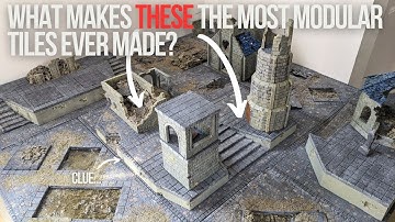 How I made the Ruined City of Osgiliath as a Modular Wargaming Board - Part 4: Mid-section | MESBG