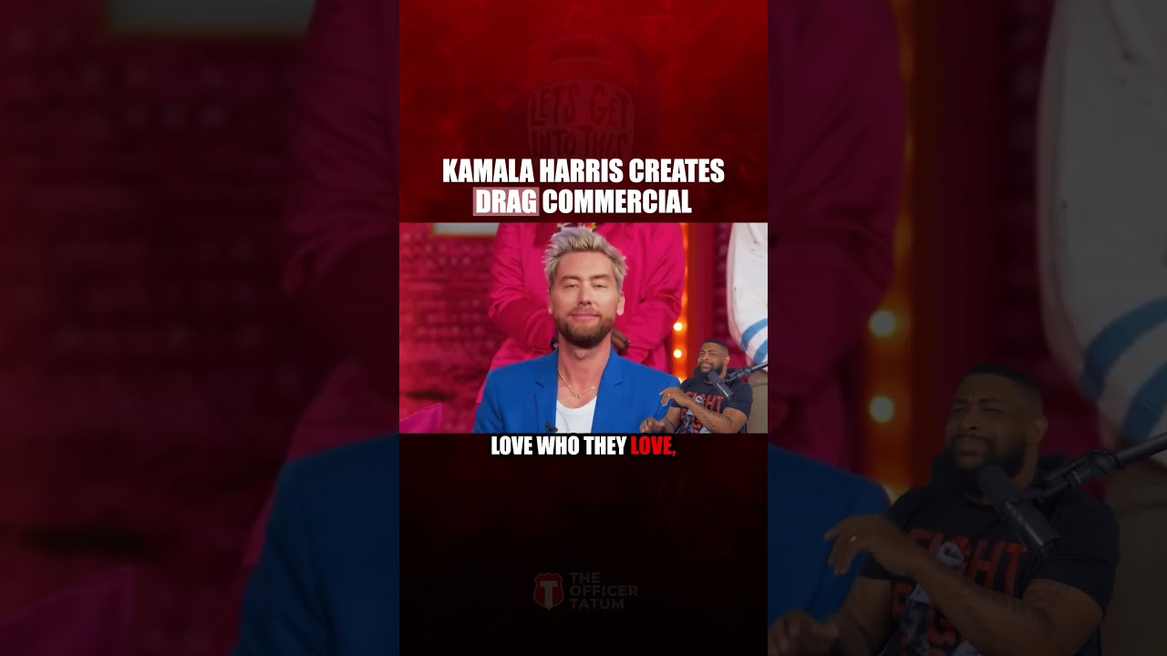 Kamala Harris does one of her first ads with...you guessed it, a drag show.