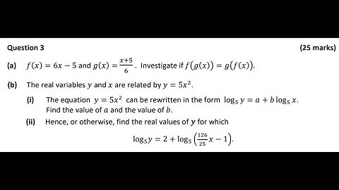 Q3 Solutions for Leaving Cert Honours Paper 1 2020