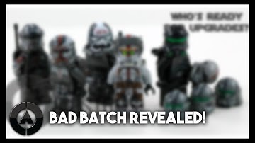 The Bad Batch Revealed! (excluding the bodies) - Clone Army Customs