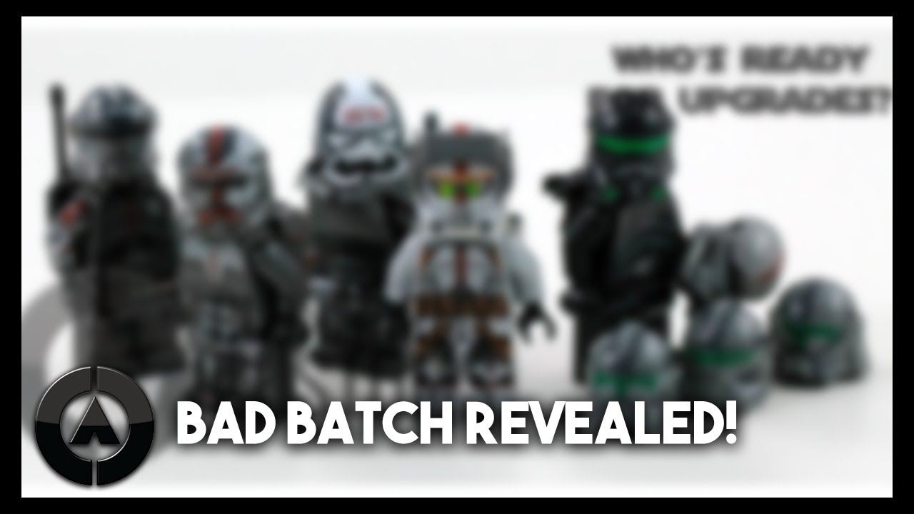 The Bad Batch Revealed! (excluding the bodies) - Clone Army Customs