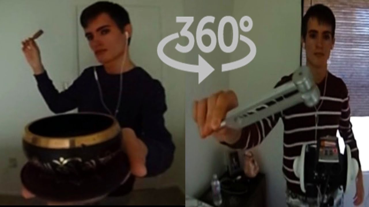 Tibetan Meditation Bowl & Tuning Forks: 360° ASMR, 3dio mic - Cloni Bomboni