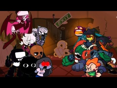 tabi vs whitty vs tricky vs zardy vs sky vs matt vs bob vs pico vs tankman vs mid fight masses